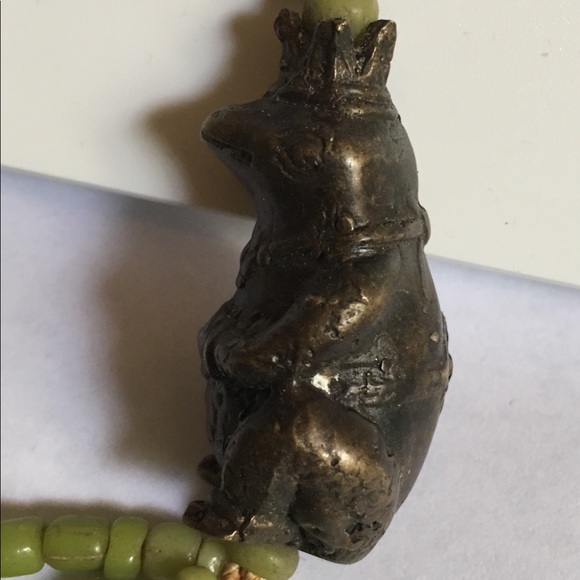 Brass Frog Festival  Semi -Precious beads - Picture 3 of 7